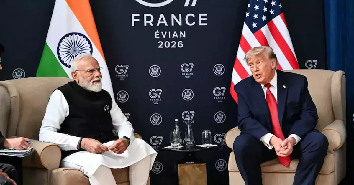 Trump praises Modi as tough negotiator after talks on G7 sidelines Trump praises Modi as tough negotiator after talks on G7 sidelines