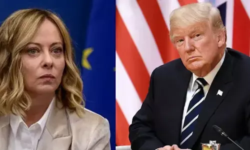 Italys top diplomat cancels US trip as Meloni slams Trumps claim she begged for photo with him