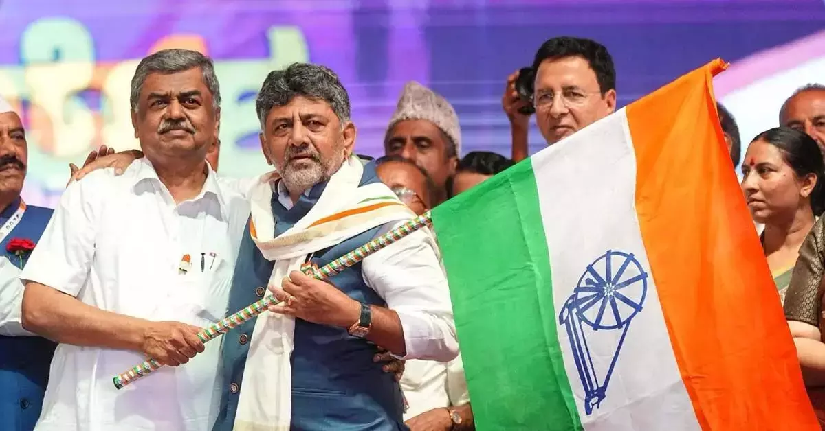 B.K. Hariprasad takes charge as KPCC President