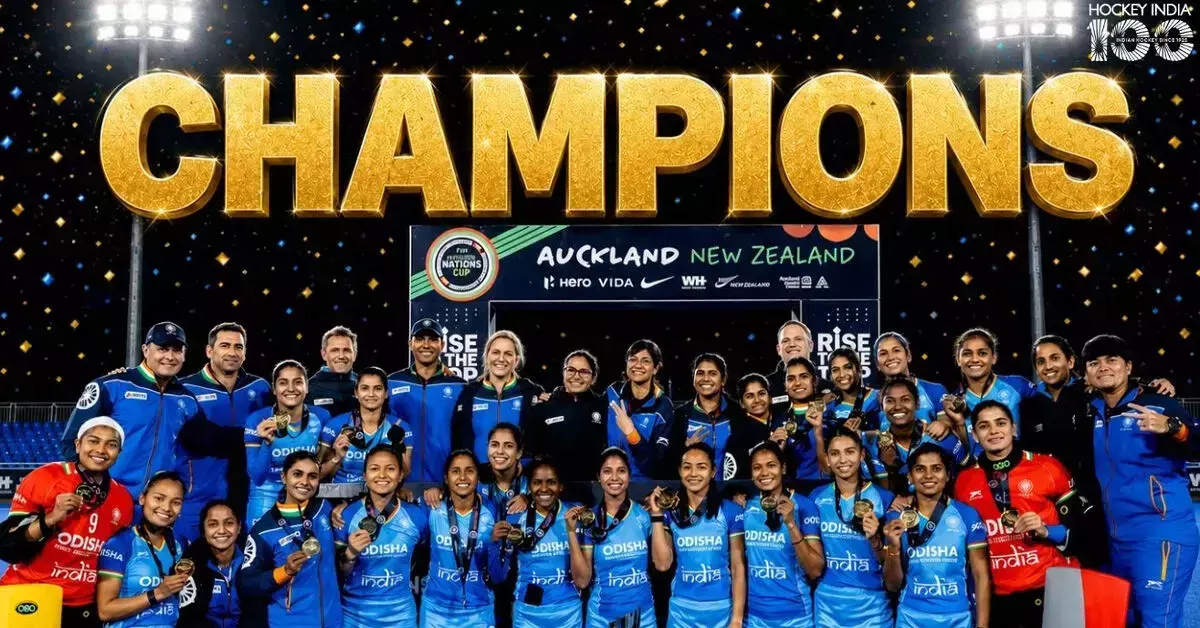 India beat New Zealand to win FIH womens Nations Cup, title secure Pro League return