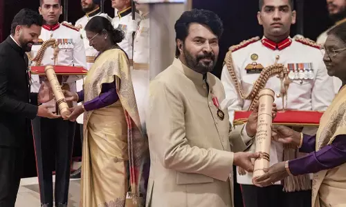 President confers Padma awards to Mammootty, Satish Shah, Rohit Sharma