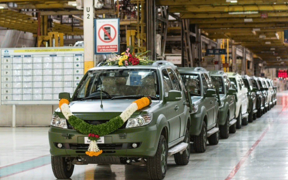 Tata Motorss 1500th vehicle rolls out for Indian Army