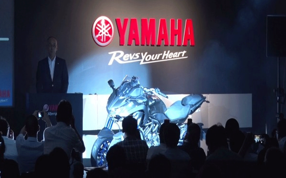 Yamaha unveils Niken- a new motorbike with three wheels