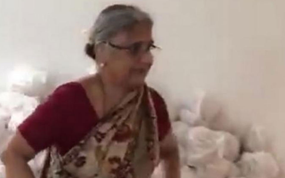 Video of Sudha Murthy goes viral, heres why